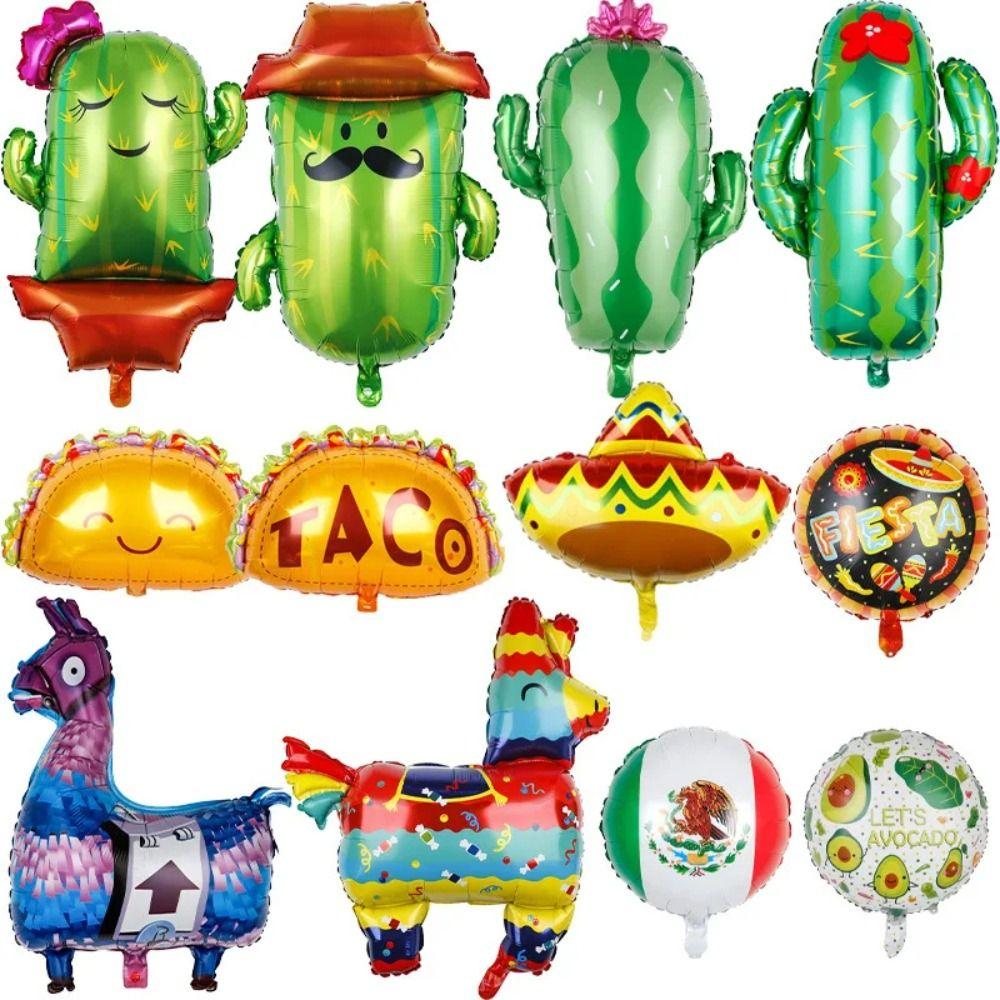 

Aluminum Foil Llama Balloons Alpaca Birthday Balloons Mexican Fiesta Balloons Wedding