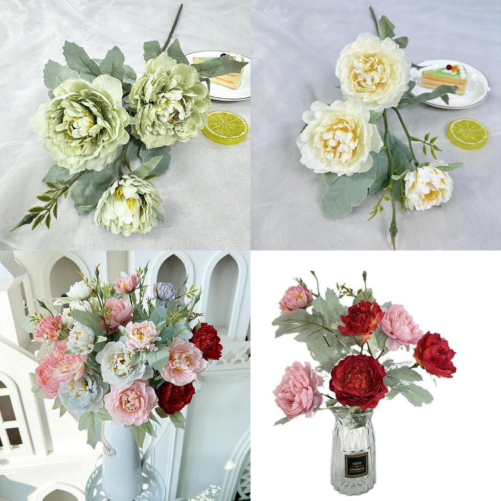 Silk Paeonia Suffruticosa Wedding Arch Flower Decoration For Event Photography And Home Decor