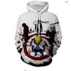 Digital Printing 3d New 2024 Hooded Sweater Naruto Fashion Comfortable Men And Women Adult Children Size