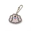 New Cartoon Soft Silicone Protective Key Case Cover for Key Control Dust Cover Holder Women Cute Small Key Chain Pendant Keyring