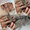 Forward Korean Fashion Inspired Copper Heart Ring For Women Vintage Style Hand Jewelry
