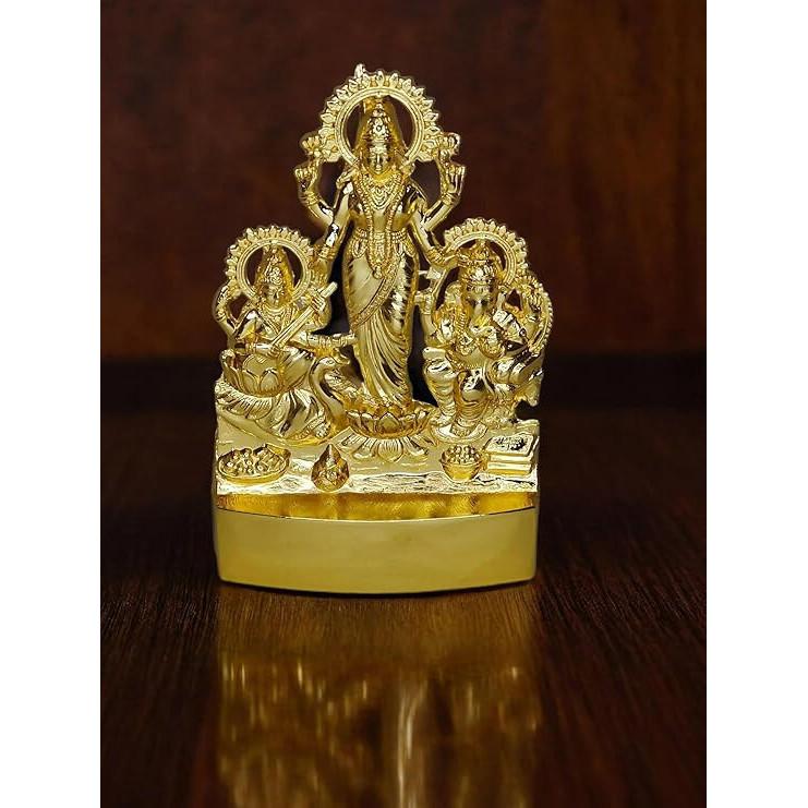 RSINC Laxmi Ganesh Saraswati Idol/Lakshmi Ganesh Saraswati Statue/Murti JL166849210975