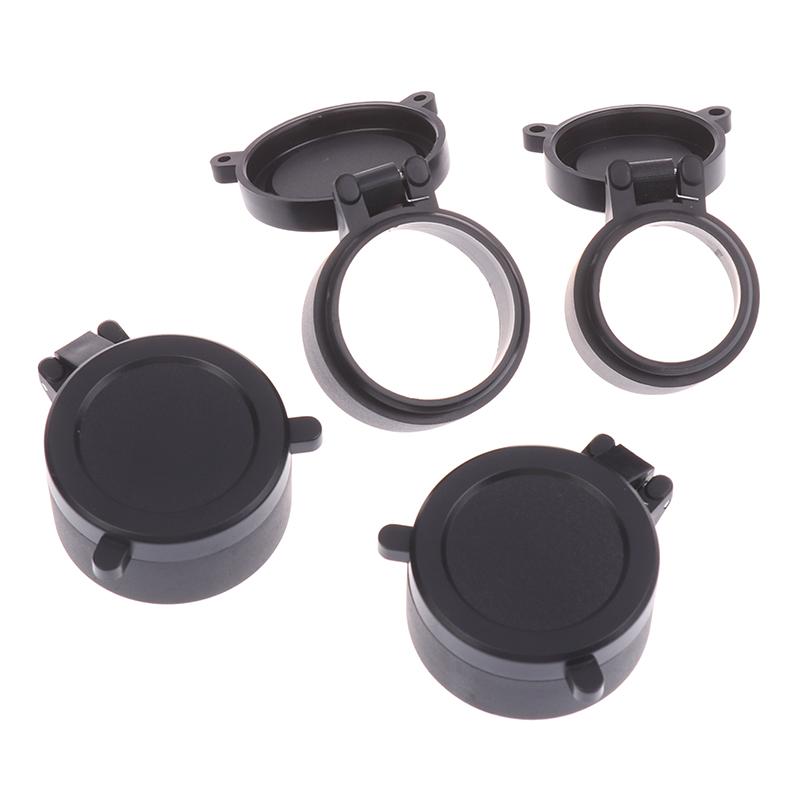 Rifle Scope Lens Cover Spring Up Quick Flip Openning Lens Dustproof Cover Telescope Cap For 30-64Mm Caliber Hunting Riflescopes
