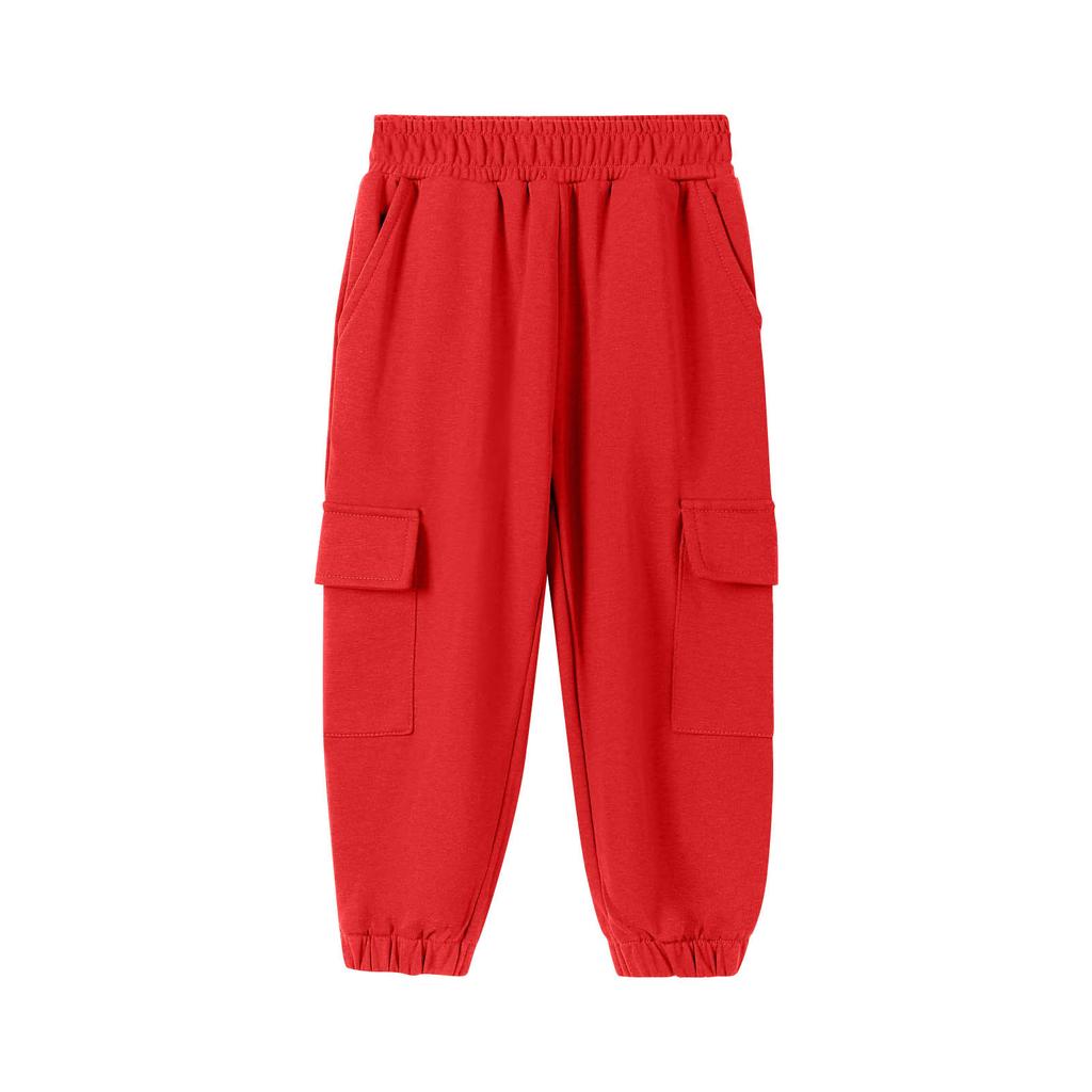 Children's Fashionable And Casual Leg Tied Multi Pocket Pants