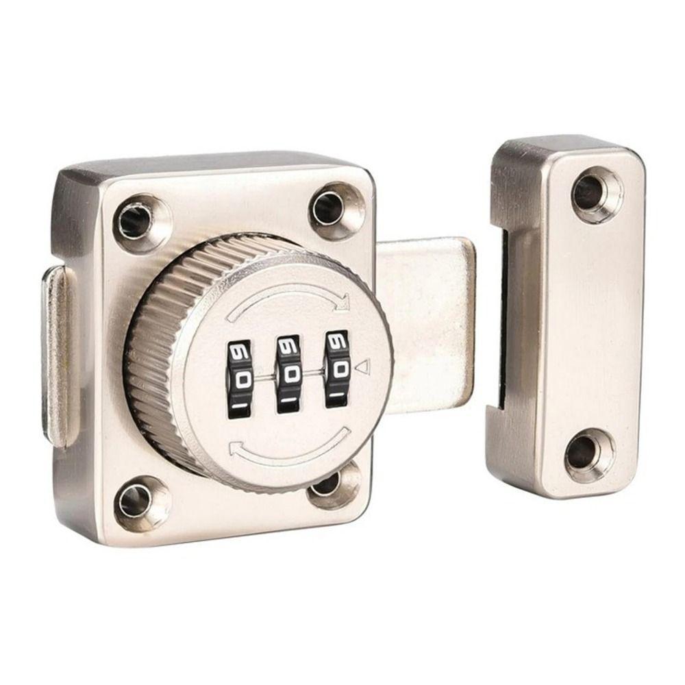 Security Protection Password Lock with 3 Digits Door Password Catch  Home Interior Doors