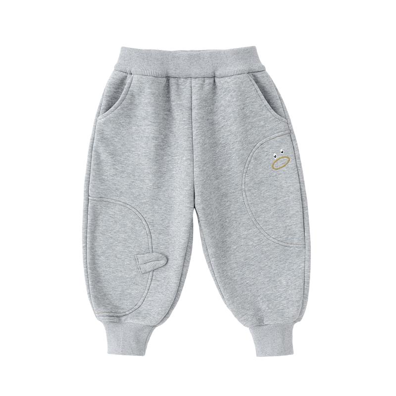 Dudu Home Children's Winter Fleece-Lined Casual Pants