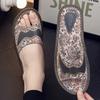 Printed Summer Slippers for Women Anti Slip Soft Sole for Men Indoor Home Couple's New Trendy Leisure Flat Bottom Slippers