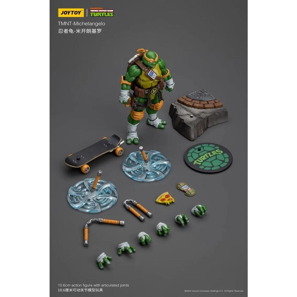 JOYTOY Original TMNT Teenage Mutant Ninja Turtles 1/18 Groundchuck Dirtbag Rahzar Full Series Action Figures Toy Model Doll Gift