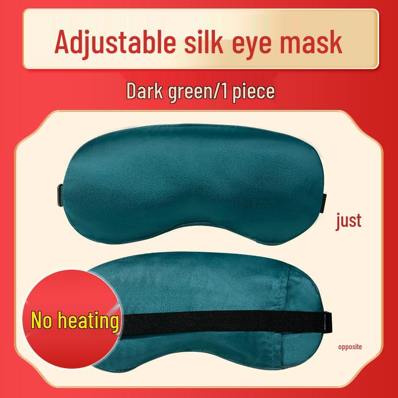 Zasilana przez USB jedwabna maska grzewcza na oczy z grafenem i byliną do terapii snu