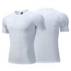 Men Thin Ice Silk Tops Running Short-sleeved Sports T-shirt Gym Fitness Muscle Training Sweatshirt Dry Fit Tight Tracksuits