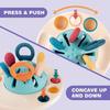 Baby Toys Montessori Silicone Toy Travel Pull String Toy Developing Fine Motor Skill Multi-Sensory Activity Toy Gift