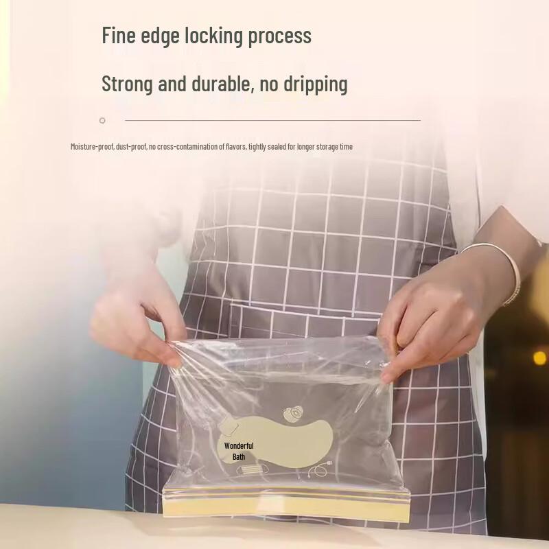 Miaojie Food Grade Refrigerator Freezer Storage Bags