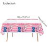 Party Stitch Tablecloth With Waterresistant Material For Kids Birthday Decor