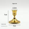 European Retro Luxury Candle Holder, Creative Nordic Iron Art Trumpet Bell Design