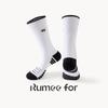6 Pairs of Men's Embroidered Thick Towel Bottom Sports Anti Skid Shock Absorption Basketball Socks