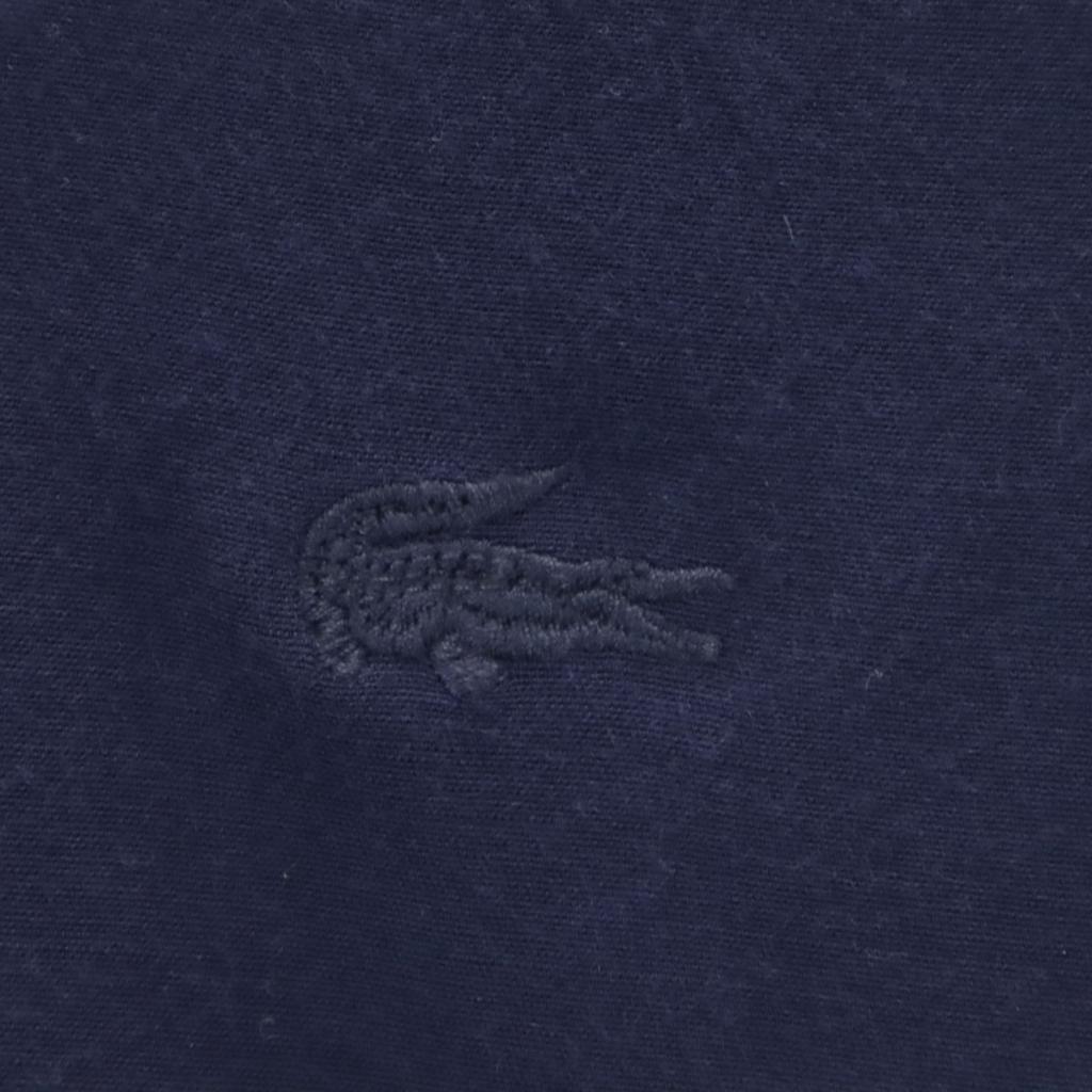 Lacoste Short Sleeve Polo Shirt 36 Navy Women Used