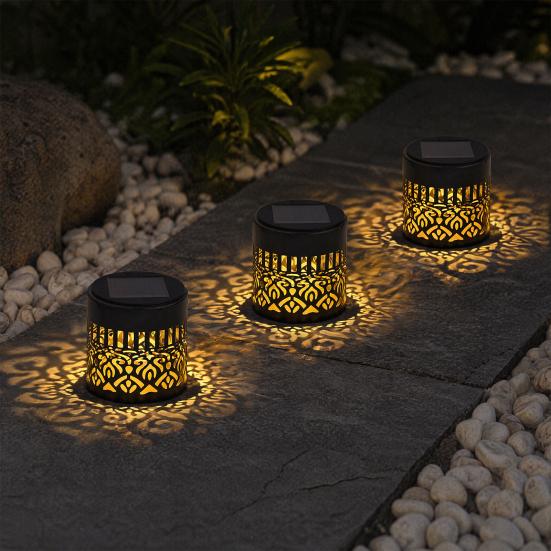 Solarblumen-Wandleuchten Farbwechselnde Gartenleuchte