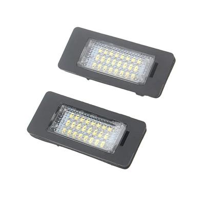 Für BMW 1 3 5 x Serie E82 E88 E90 E91 E92 E93 E39 E60 E61 X5 E70 X6 E71 Canbus Fehlerfreie weiße LED-Auto-Kennzeichenbeleuchtung