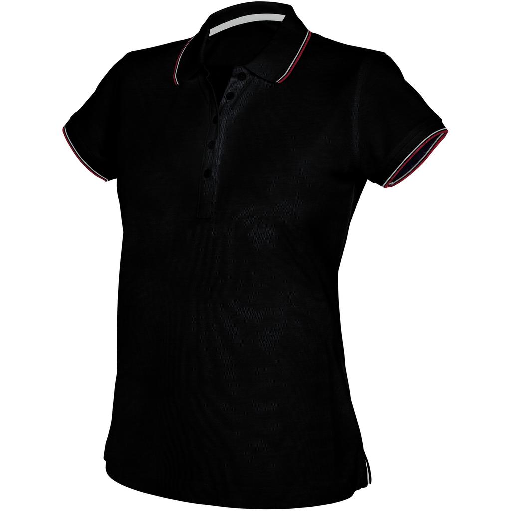 Kariban Womens/Ladies Contrast Short Sleeve Polo Shirt