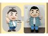 Custom Foam Carving Mascot Costume with Inflatable Headgear for Performances