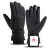 Durable And Safe Loogdeel Non-Slip Warm Full Fingers Sports Running Motorcycle Ski Touch Screen Fleece Men Winter Waterproof Cycling Gloves