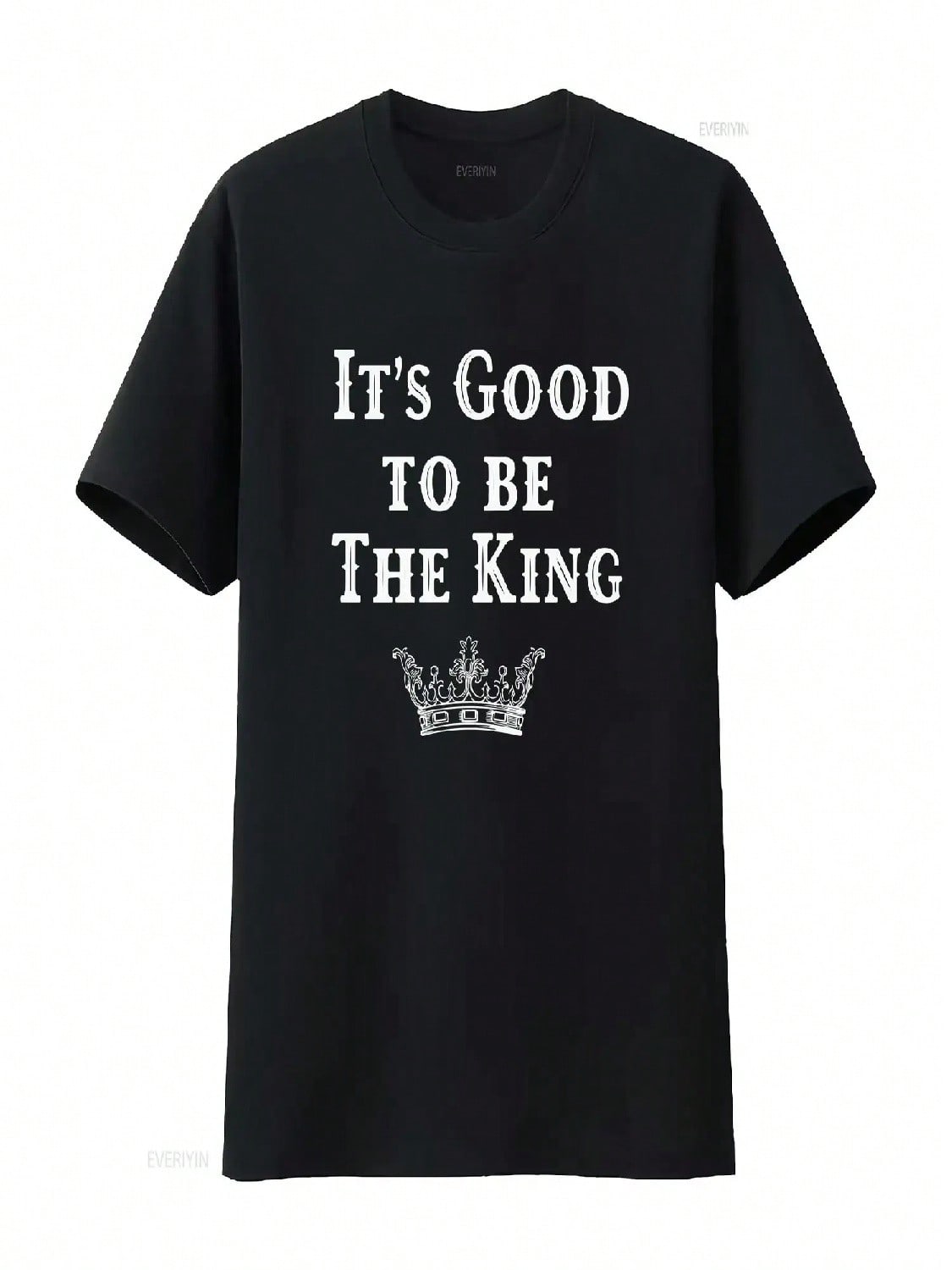 It s Good To Be The King T Shirt Vintage Washed Unisex Versatile Homme Top For Everyday Wear Streetwear Casual Stylish Slightly S разноцветный