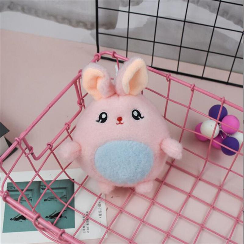 

Милый маленький кролик плюшевая маленькая кукла 16 см кролик подвеска подвесная машина чучело животного цвет по желанию