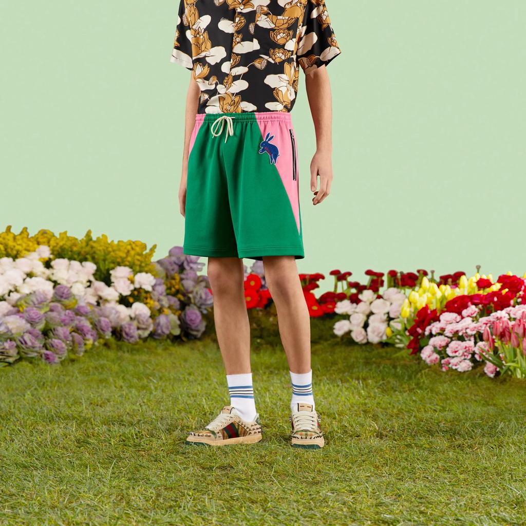 Gucci SS23 Casual Shorts Men's Green 714471-XJESA-3041