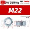 GB 4.8 Grade Blue-White Zinc Plated Galvanized Carbon Steel Hex Nut
