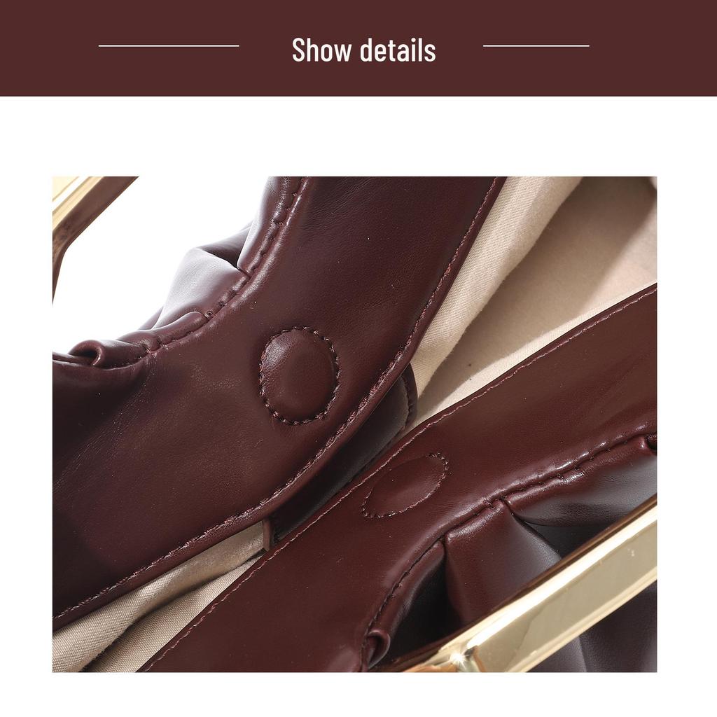 2025 Retro Cloud Bag: Pleated Women's Evening Handbag with Face-Shaping Design