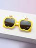 Kids Apple-shaped Sunglasses Adorable Owl Design UV Protection for Boys & Girls Cute Funny Sun Glasses KJ023