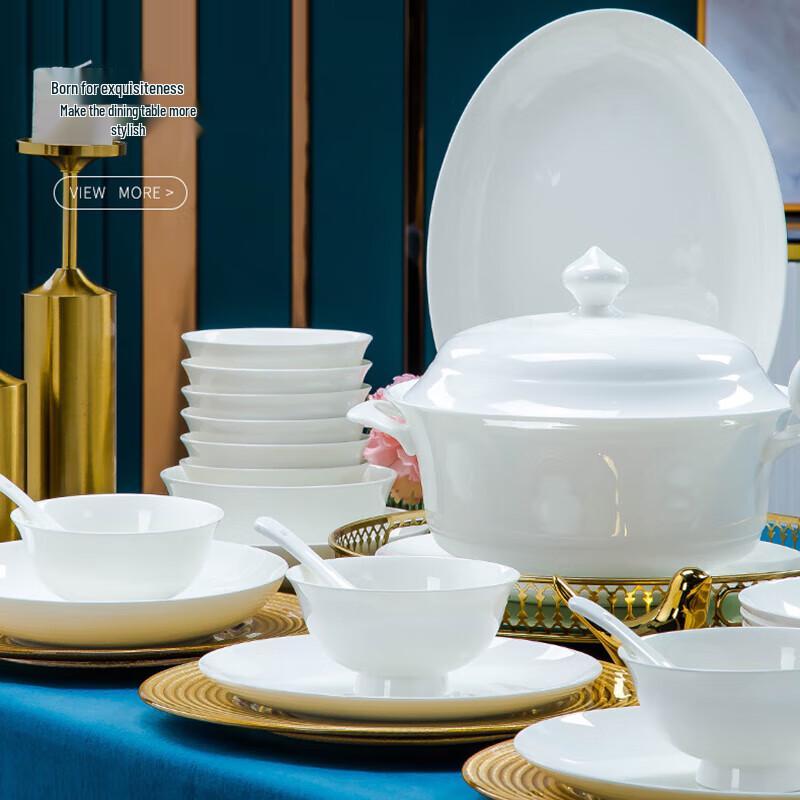 Wanxiang Underglaze Ceramic Dinnerware Set