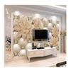 Wallpaper European Style 3d Mural Flower Diamond Jewelry Mural Living Room Tv Sofa Background Wall Paper For Walls