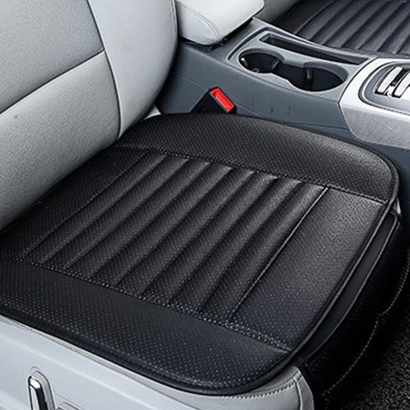 Breathable PU Leather Bamboo Charcoal Car Interior Seat Cover Cushion Pad for Auto Supplies Office
