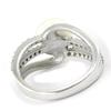 Silver Ring 'Scarlett' White