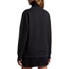 Moncler Monochrome Crystal Logo Crew Neck Long Sleeve Sweatshirt Women sweatshirt Black 8G00053899TR999