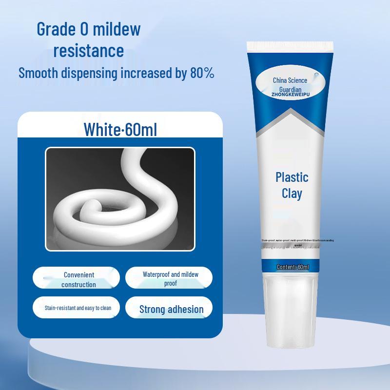 Waterproof White Ceramic Sealant for Kitchen & Bathroom