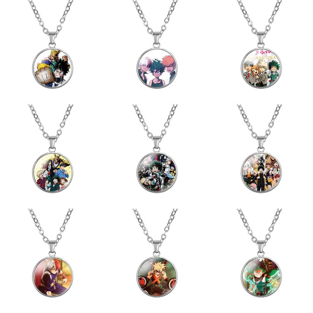 My Hero Academia Pendant Necklace Handmade Alloy Cartoon Character Jewelry