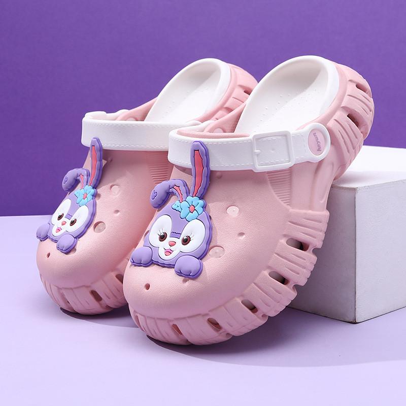 Girls Fun Clogs Cartoon Style Breathable Non Slip Eva Summer Shoes Available In Multiple Sizes