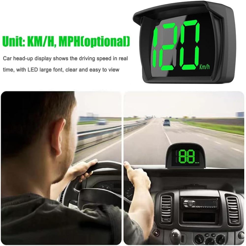 Digital Display HUD Head Up Display LED Large Font Display Universal Speedometer Display For Car