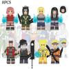 Uzumaki Naruto 8pcs Minifigure Building Blocks Kids Fans Toy Gifts Decor Desk