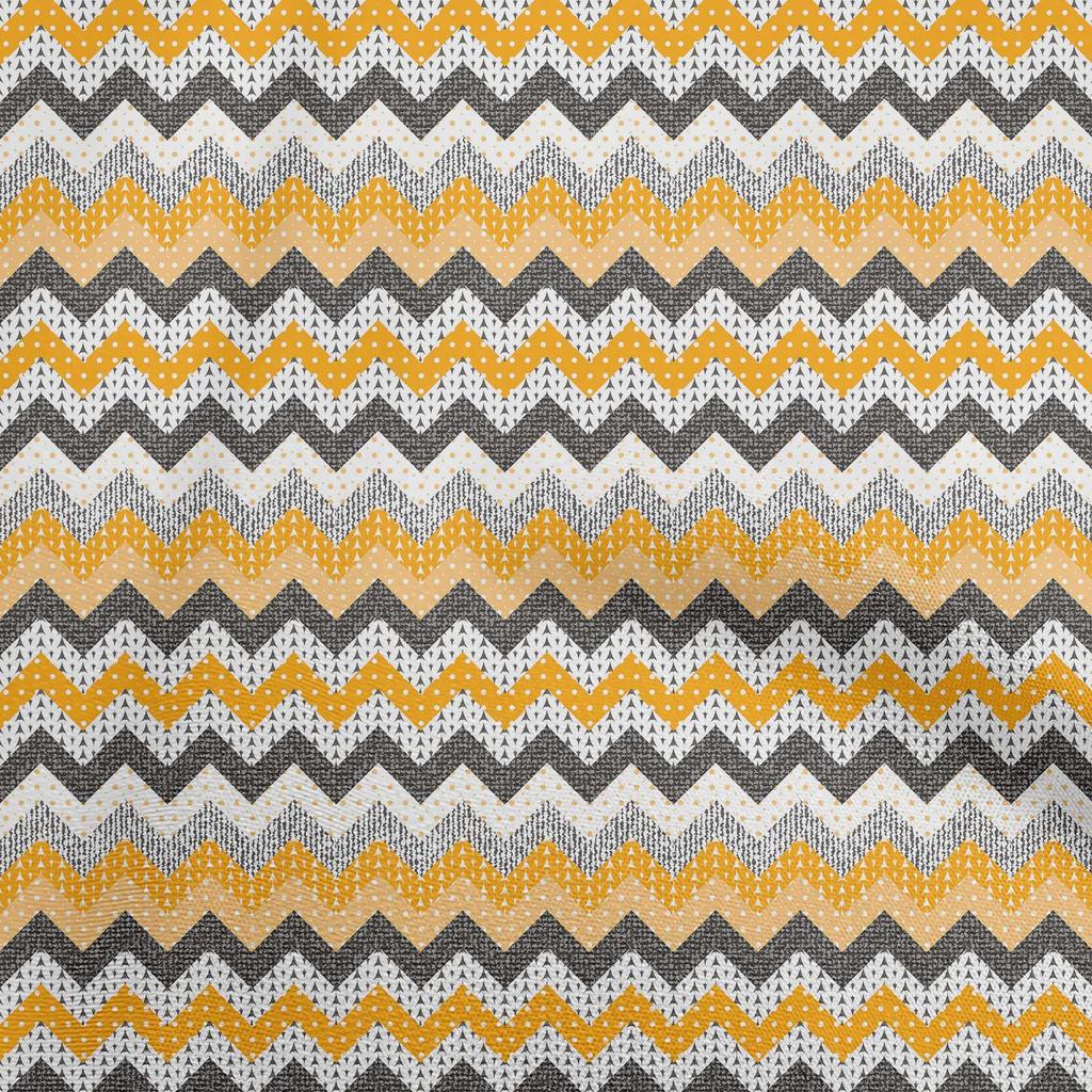 oneOone Cotton Flex Light Blue Fabric Chevron Craft Projects Decor Fabric Printed By The Yard 40 Inch