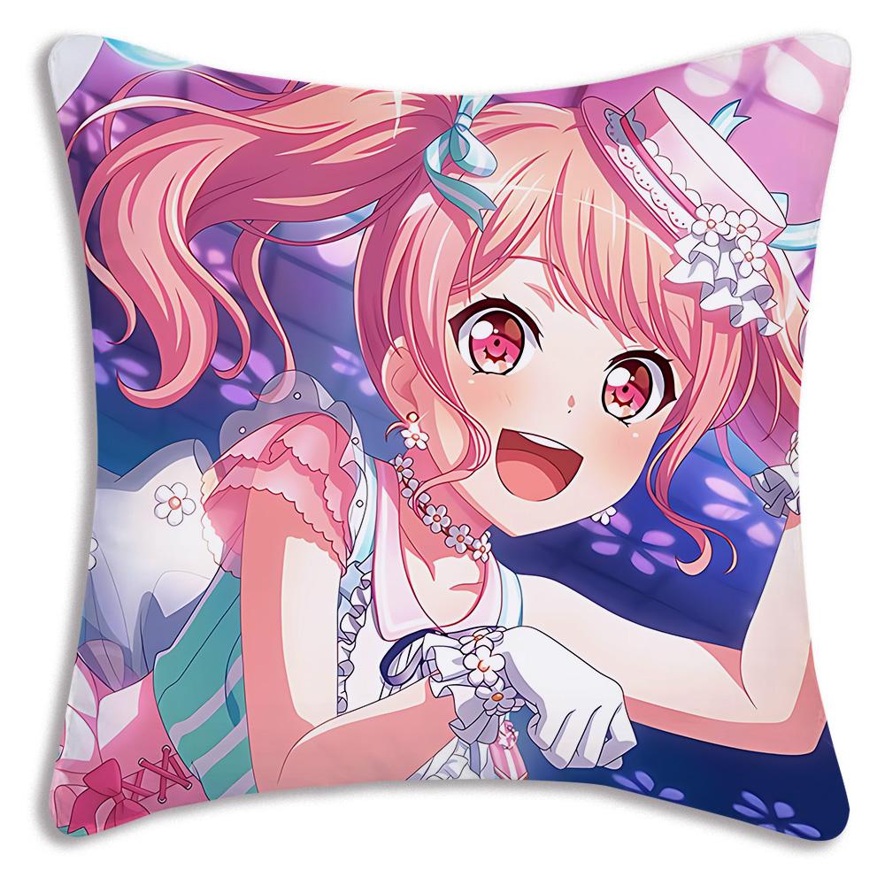 Pillow B-BangS Anime D-DreamS Covers Cartoon Sofa Decorative Home Double-sided Printing Short Plush Cute Cushion Cover