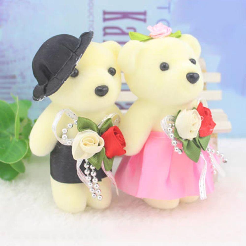 Foam Bear Mini Bear Flower Bouquet Couple Bear Cartoon Bouquet Doll  Girl Birthday Gift