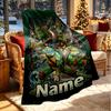 Custom Name Personalized Teenage Ninja Turtles Print Blanket, Home Decor, Bedroom, Sofa, Camping, Couch, Gifts for Birthday Christmas
