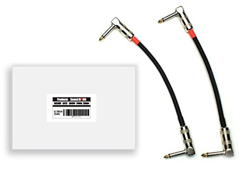 Sound MOMO Belden 8412 Black Patch Cable (20cm LL) Professional Directional 2-Pin