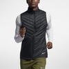 Nike Aerolayer Thermisch Abweisend Durchgehender Reißverschluss Schwarze Laufweste Herren CJ5478-010