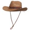 Woven Western Cowboy Hat Ethnic Style Panama Cap Fashion Summer Hat  Fishing