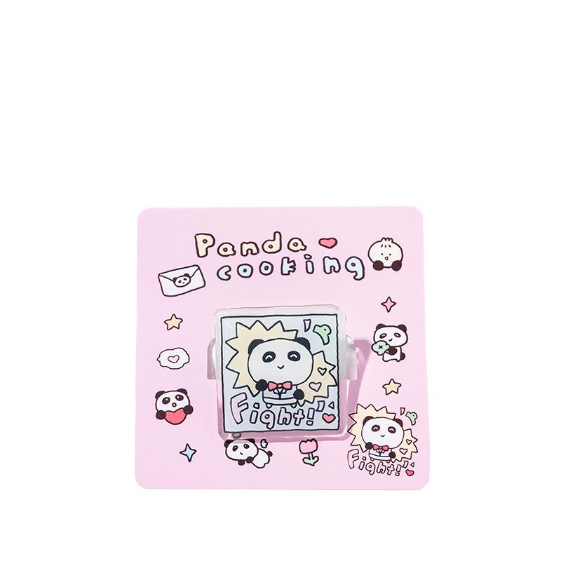Tang Shi Cute Korean-Style Acrylic Resin Vending Machine Planner Clips