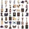 50Pcs Dark Aesthetic Diary Stickers Graffiti Horrible Decals For Phone Laptop Skateboard Suitcase Guitar Waterproof Sticker